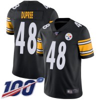 Nike Pittsburgh Steelers #48 Bud Dupree Black Team Color Men's Stitched NFL 100th Season Vapor Limited Jersey
