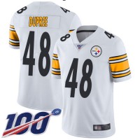 Nike Pittsburgh Steelers #48 Bud Dupree White Men's Stitched NFL 100th Season Vapor Limited Jersey