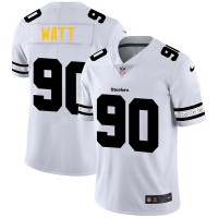 Pittsburgh Pittsburgh Steelers #90 T.J. Watt Nike White Team Logo Vapor Limited NFL Jersey