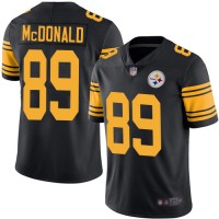 Nike Pittsburgh Steelers #89 Vance McDonald Black Men's Stitched NFL Limited Rush Jersey