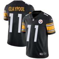 Nike Pittsburgh Steelers #11 Chase Claypool Black Team Color Men's Stitched NFL Vapor Untouchable Limited Jersey