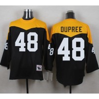 Mitchell And Ness 1967 Pittsburgh Steelers #48 Bud Dupree Black/Yelllow Throwback Men's Stitched NFL Jersey