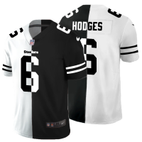 Pittsburgh Pittsburgh Steelers #6 Devlin Hodges Men's Black V White Peace Split Nike Vapor Untouchable Limited NFL Jersey
