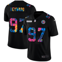 Pittsburgh Pittsburgh Steelers #97 Cameron Heyward Men's Nike Multi-Color Black 2020 NFL Crucial Catch Vapor Untouchable Limited Jersey