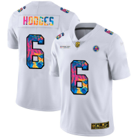 Pittsburgh Pittsburgh Steelers #6 Devlin Hodges Men's White Nike Multi-Color 2020 NFL Crucial Catch Limited NFL Jersey