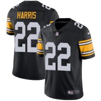Nike Pittsburgh Steelers #22 Najee Harris Black Alternate Men's Stitched NFL Vapor Untouchable Limited Jersey