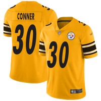 Nike Pittsburgh Steelers #30 James Conner Gold Men's Stitched NFL Limited Inverted Legend Jersey