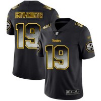 Nike Pittsburgh Steelers #19 JuJu Smith-Schuster Black Men's Stitched NFL Vapor Untouchable Limited Smoke Fashion Jersey
