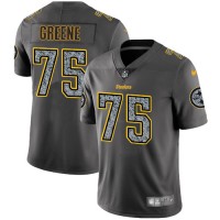 Nike Pittsburgh Steelers #75 Joe Greene Gray Static Men's Stitched NFL Vapor Untouchable Limited Jersey