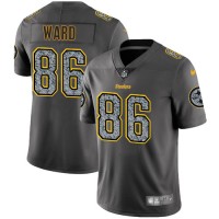 Nike Pittsburgh Steelers #86 Hines Ward Gray Static Men's Stitched NFL Vapor Untouchable Limited Jersey