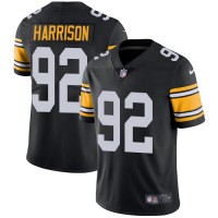 Nike Pittsburgh Steelers #92 James Harrison Black Alternate Men's Stitched NFL Vapor Untouchable Limited Jersey