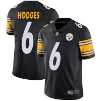 Nike Pittsburgh Steelers #6 Devlin Hodges Black Team Color Men's Stitched NFL Vapor Untouchable Limited Jersey