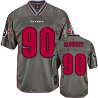 Nike Houston Texans #90 Jadeveon Clowney Grey Men's Stitched NFL Elite Vapor Jersey