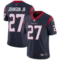 Nike Houston Texans #27 Duke Johnson Jr Navy Blue Team Color Men's Stitched NFL Vapor Untouchable Limited Jersey