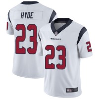 Nike Houston Texans #23 Carlos Hyde White Men's Stitched NFL Vapor Untouchable Limited Jersey