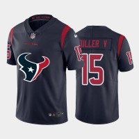 Houston Houston Texans #15 Will Fuller Navy Blue Men's Nike Big Team Logo Vapor Limited NFL Jersey