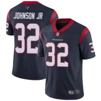 Nike Houston Texans #32 Lonnie Johnson Jr. Navy Blue Team Color Men's Stitched NFL Vapor Untouchable Limited Jersey