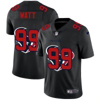 Houston Houston Texans #99 J.J. Watt Men's Nike Team Logo Dual Overlap Limited NFL Jersey Black