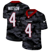 Houston Houston Texans #4 Deshaun Watson Men's Nike 2020 Black CAMO Vapor Untouchable Limited Stitched NFL Jersey