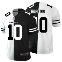 Houston Houston Texans #10 DeAndre Hopkins Men's Black V White Peace Split Nike Vapor Untouchable Limited NFL Jersey