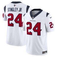 Houston Houston Texans #24 Derek Stingley Jr. Nike Men's White Vapor F.U.S.E. Limited Jersey