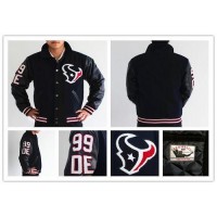 Mitchell And Ness NFL Houston Houston Texans #99 J.J. Watt Authentic Wool Jacket