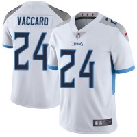 Nike Tennessee Titans #24 Kenny Vaccaro White Men's Stitched NFL Vapor Untouchable Limited Jersey
