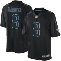 Nike Tennessee Titans #8 Marcus Mariota Black Men's Stitched NFL Impact Limited Jersey