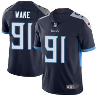 Nike Tennessee Titans #91 Cameron Wake Navy Blue Team Color Men's Stitched NFL Vapor Untouchable Limited Jersey