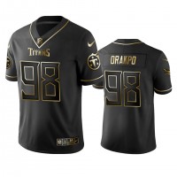Tennessee Titans #98 Brian Orakpo Men's Stitched NFL Vapor Untouchable Limited Black Golden Jersey