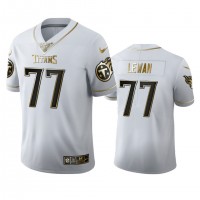 Tennessee Tennessee Titans #77 Taylor Lewan Men's Nike White Golden Edition Vapor Limited NFL 100 Jersey