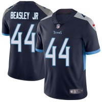 Nike Tennessee Titans #44 Vic Beasley Jr Navy Blue Team Color Men's Stitched NFL Vapor Untouchable Limited Jersey