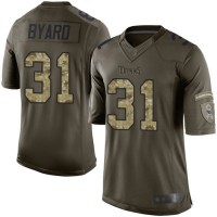 Nike Tennessee Titans #31 Kevin Byard Green Men's Stitched NFL Limited 2015 Salute To Service Jersey