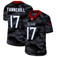 Tennessee Tennessee Titans #17 Ryan Tannehill Men's Nike 2020 Black CAMO Vapor Untouchable Limited Stitched NFL Jersey