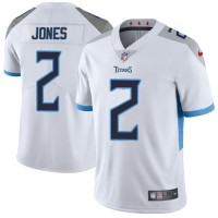 Nike Tennessee Titans #2 Julio Jones White Men's Stitched NFL Vapor Untouchable Limited Jersey