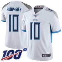 Nike Tennessee Titans #10 Adam Humphries White Men's Stitched NFL 100th Season Vapor Limited Jersey