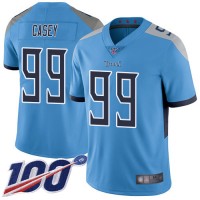 Nike Tennessee Titans #99 Jurrell Casey Light Blue Alternate Men's Stitched NFL 100th Season Vapor Limited Jersey