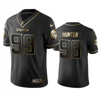 Minnesota Vikings #99 Danielle Hunter Men's Stitched NFL Vapor Untouchable Limited Black Golden Jersey