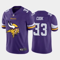 Minnesota Minnesota Vikings #33 Dalvin Cook Purple Men's Nike Big Team Logo Vapor Limited NFL Jersey