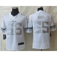 Nike Minnesota Vikings #55 Anthony Barr White Men's Stitched NFL Limited Platinum Jersey