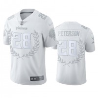Minnesota Minnesota Vikings #28 Adrian Peterson Men''s Nike Platinum NFL MVP Limited Edition Jersey