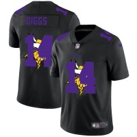 Minnesota Minnesota Vikings #14 Stefon Diggs Men's Nike Team Logo Dual Overlap Limited NFL Jersey Black