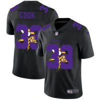 Minnesota Minnesota Vikings #33 Dalvin Cook Men's Nike Team Logo Dual Overlap Limited NFL Jersey Black