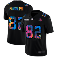 Minnesota Minnesota Vikings #82 Kyle Rudolph Men's Nike Multi-Color Black 2020 NFL Crucial Catch Vapor Untouchable Limited Jersey