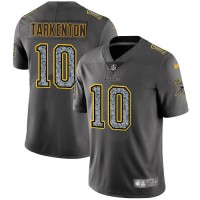 Nike Minnesota Vikings #10 Fran Tarkenton Gray Static Men's Stitched NFL Vapor Untouchable Limited Jersey