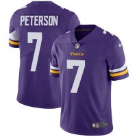 Nike Minnesota Vikings #7 Patrick Peterson Purple Team Color Men's Stitched NFL Vapor Untouchable Limited Jersey