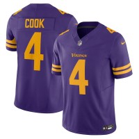 Minnesota Minnesota Vikings #4 Dalvin Cook Nike Men's Purple Vapor F.U.S.E. Limited Jersey Alternate