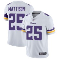 Nike Minnesota Vikings #25 Alexander Mattison White Men's Stitched NFL Vapor Untouchable Limited Jersey