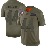 Nike Minnesota Vikings #44 Chuck Foreman Camo Men's Stitched NFL Limited 2019 Salute To Service Jersey