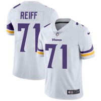 Nike Minnesota Vikings #71 Riley Reiff White Men's Stitched NFL Vapor Untouchable Limited Jersey